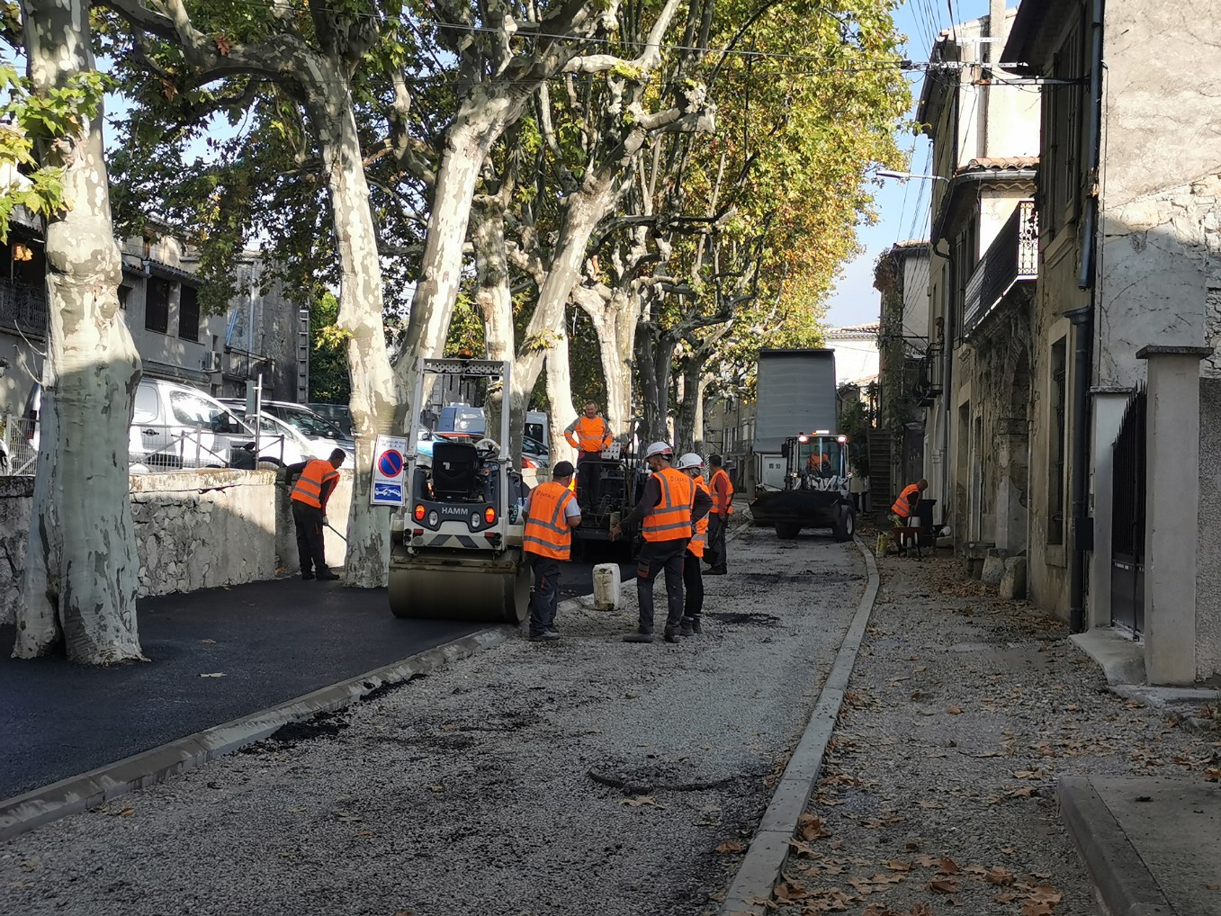 Boulevard De La Dougue   Les Travaux Avancent   Mairie De Clarensac